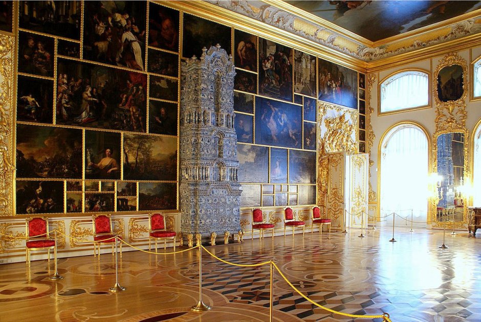 Картинный зал Екатерининского дворца в Царском селе
