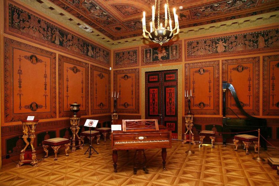 Интерьер в стиле классицизма дворец Шереметевых, Санкт-Петербург
