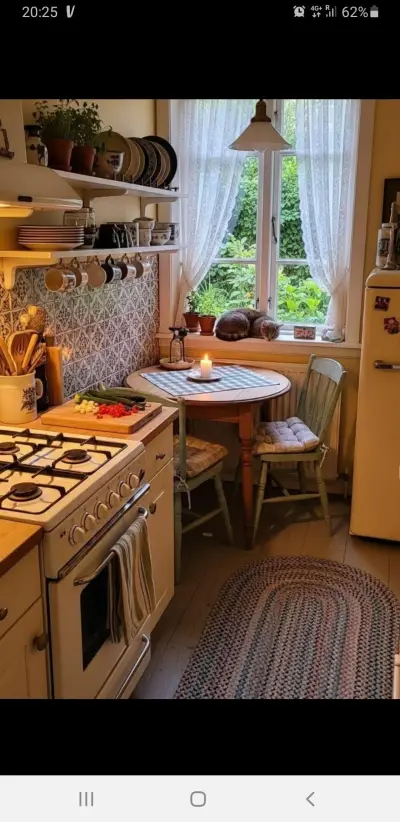 Уютная маленькая кухня — кухня в стиле