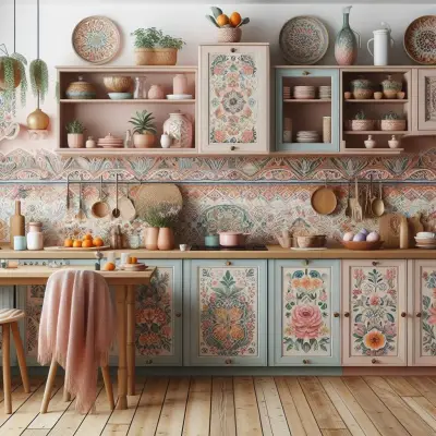 Оформление кухни — кухня бохо