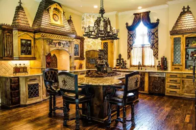Кухня в викторианском стиле