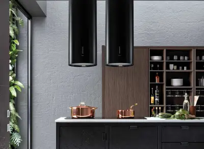 Цилиндрическая вытяжка — вытяжка falmec polar isola black 35