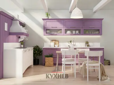 Кухня цвета лаванды — кухня в лавандовых тонах