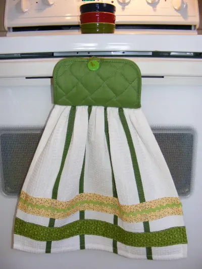 Полотенце для кухни шьем сами — красивое полотенце своими руками