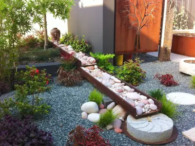 Сухой ручей — ландшафтного дизайна