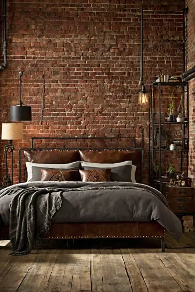 Спальня в стиле loft — интерьер спальни в стиле лофт