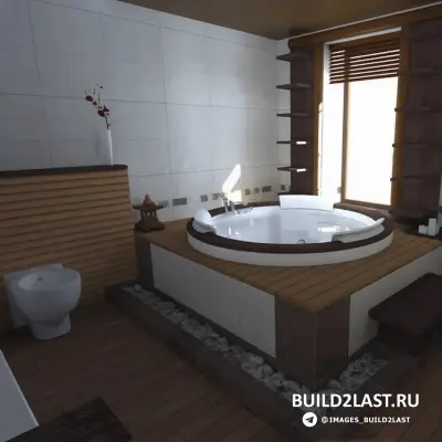 Дизайн ванной комнаты в японском стиле — ванная комната в японском стиле