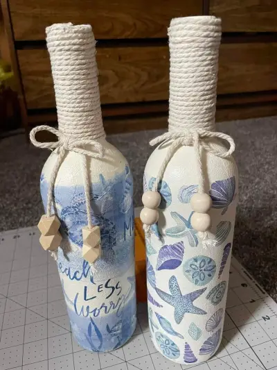 Декоративная бутылка — декор бутылки