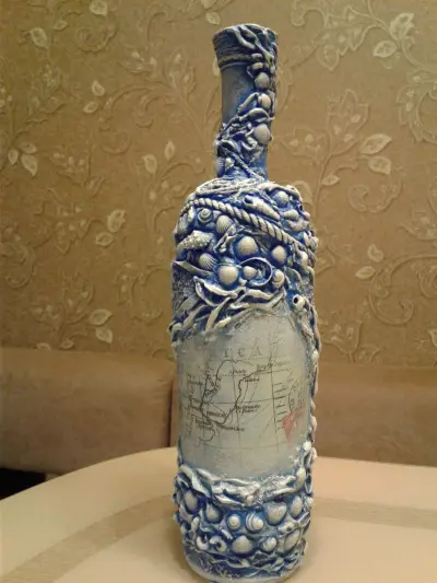 Декор бутылки — декоративная бутылка