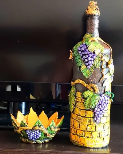 Декор бутылки — декоративная бутылка