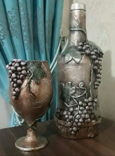Декор бутылки — декорирование бутылок