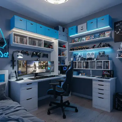 Комната для мальчика подростка дизайн — комната геймера