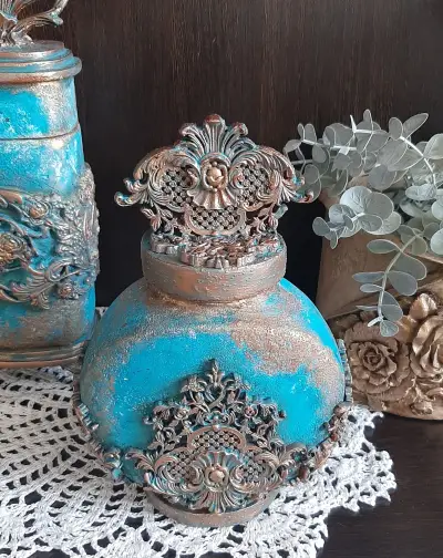 Бутылка декупаж — декупаж банки