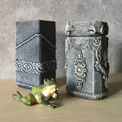 Шкатулка книга — декор бутылки