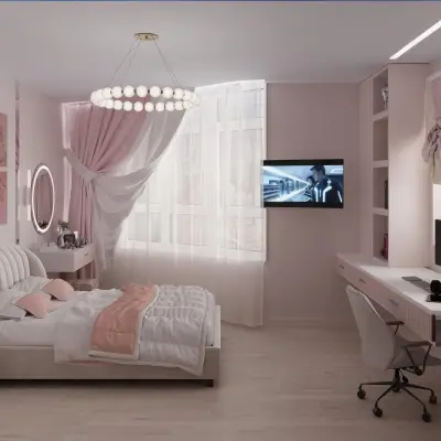 Интерьер детской и спальни для девочки — спальня для девочки дизайн