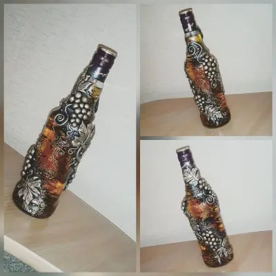 Декорирование бутылок — декор бутылки