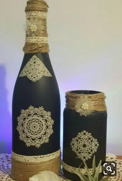Декор бутылки — украшение бутылок