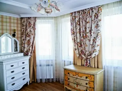 Интерьер со шторами — шторы в стиле прованс