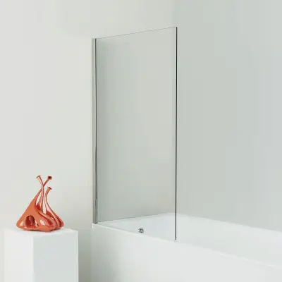 Шторка для ванной стеклянная mira glass 500 — шторка на ванну