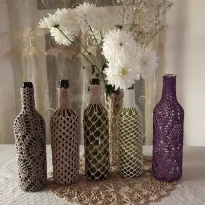 Декор бутылки — украсить бутылку