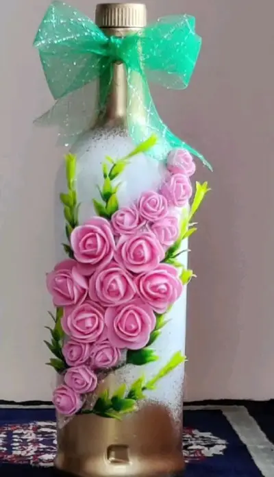 Бутылка декоративная — декор бутылки