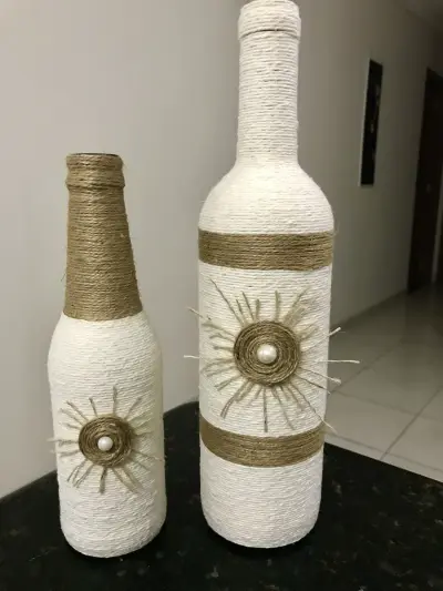 Декор бутылки — украсить бутылку