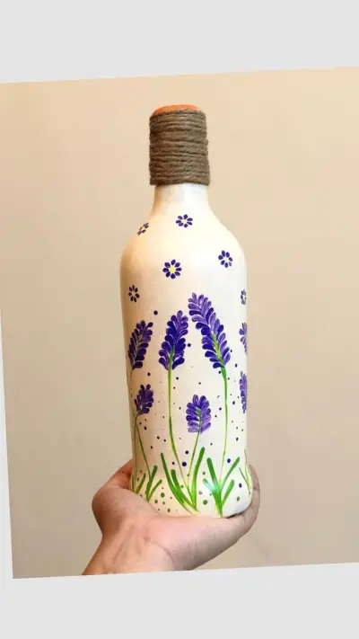 Роспись бутылки — декор бутылки