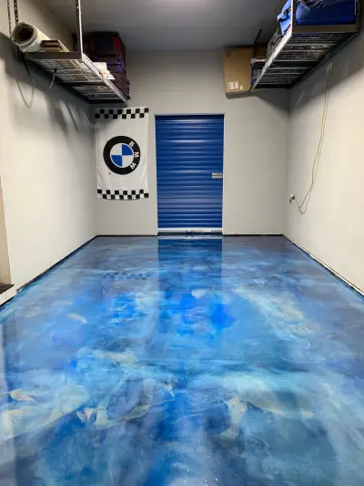Эпоксидный наливной пол epoxy floor 3d