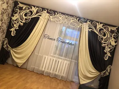 Дизайн занавес идеи — красивые шторы
