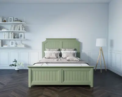 Кровать двухспальная массив дерева \ olivia\ 1800х2000 — кровать в стиле прованс