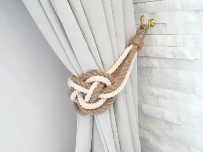 Подхваты для штор из джута