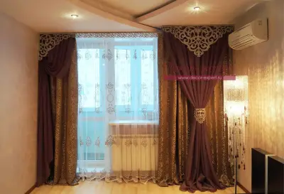 Фигурный (ажурный) ламбрекен 3м — ажурные ламбрекены