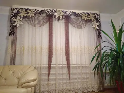 Шторы с ажурным ламбрекеном — ажурные шторы
