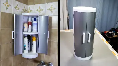Угловой шкафчик в ванную — шкафчик для ванной