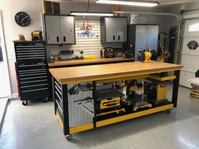 Проф верстак dewalt для гаража