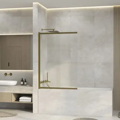 Шторка для ванны radaway modo sl gold pnj ii — шторка для ванной стеклянная