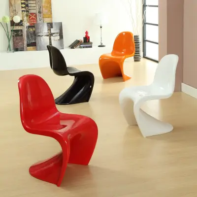 Стул vitra panton — глянцевые стулья