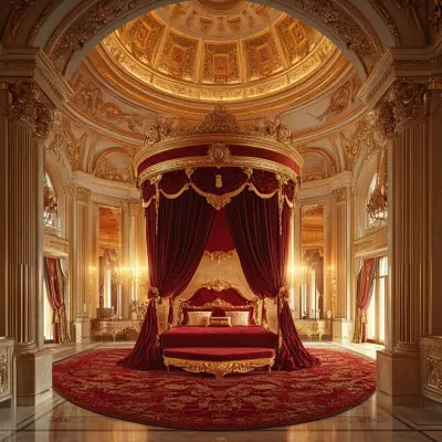 Интерьер барокко — королевская спальня