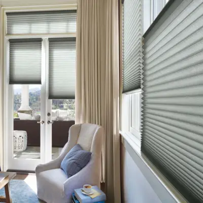 Жалюзи плиссе от hunter douglas — шторы плиссе