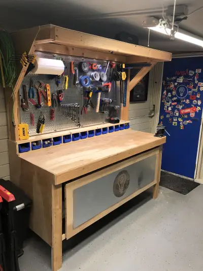 Верстак в гараже — верстак garage set