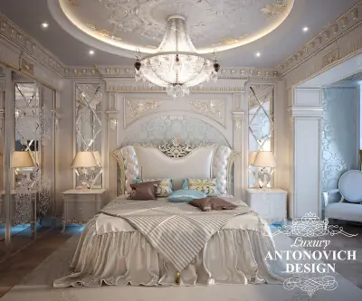 Дизайн спальни 81 luxury antonovich design — спальня в стиле барокко