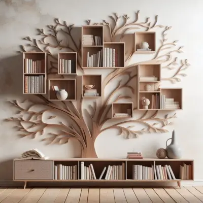 Книжная полка — книжная полка в виде дерева