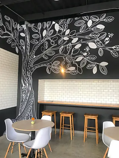 Cafetería en 2024 diseño de interiores cafetería — кафе дизайн интерьера