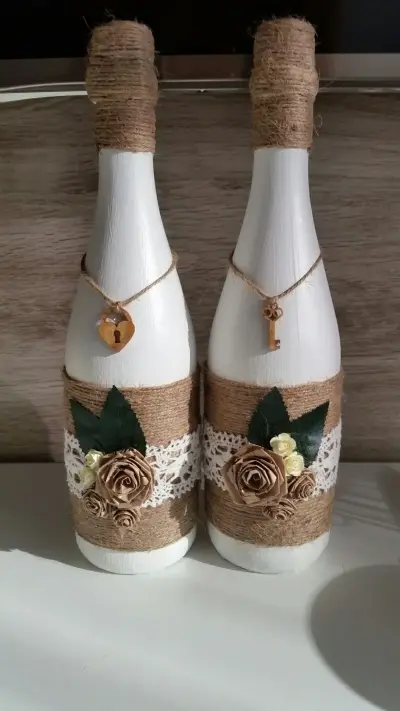 Поделки из винных бутылок — декоративные бутылки для вина