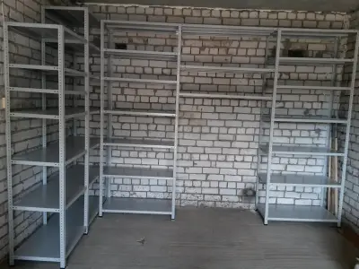 Стеллажи металлические для кладовой — стеллаж для склада металлический