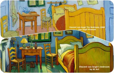 Vincent van gogh's \ bedroom in arles\ — ван гог спальня в арле