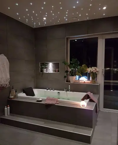 Светильники для ванной комнаты — подсветка в ванной