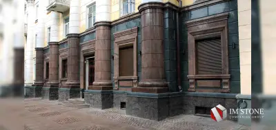 Цоколь из гранита — фасад из натурального камня