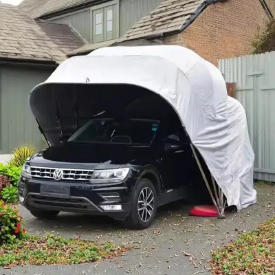Тент для автомобиля — портативный гараж для автомобиля зимний