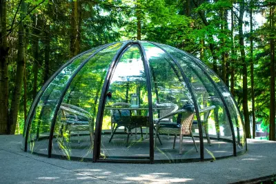 Беседка купольная прозрачная — беседка-купол garden igloo